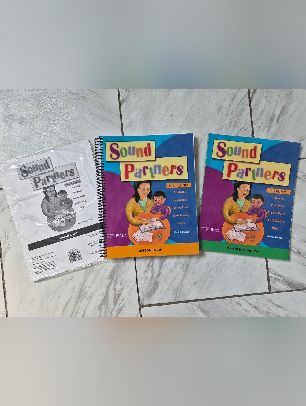 Sound Partners Kindergarten Lesson & Tutor Set - Blue and Purple Covers